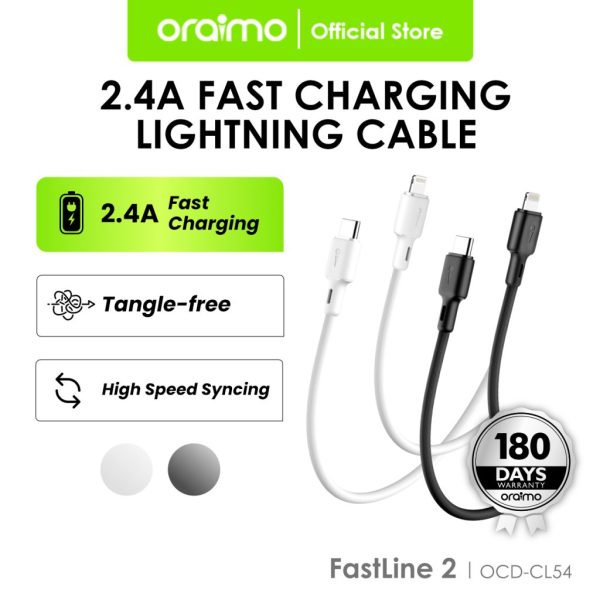 Oraimo Kabel Data Type-C - Lightning 2.4A Fast Charging OCD-CL54