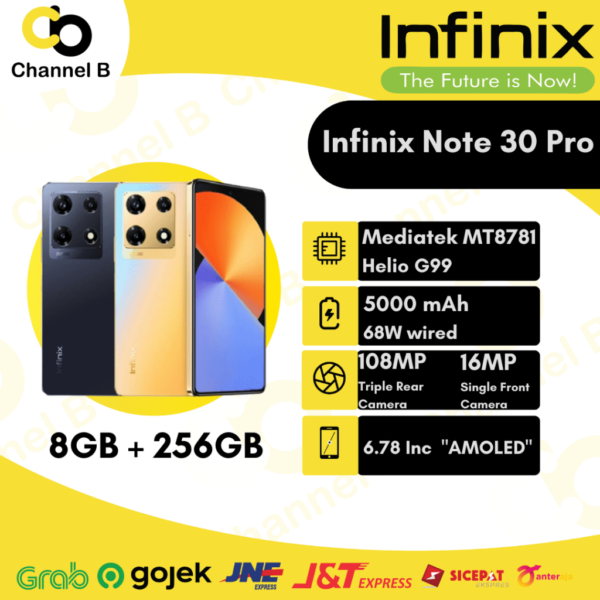 Infinix Note 30 Pro [ 8GB / 256GB ] Smartphone - Garansi Resmi