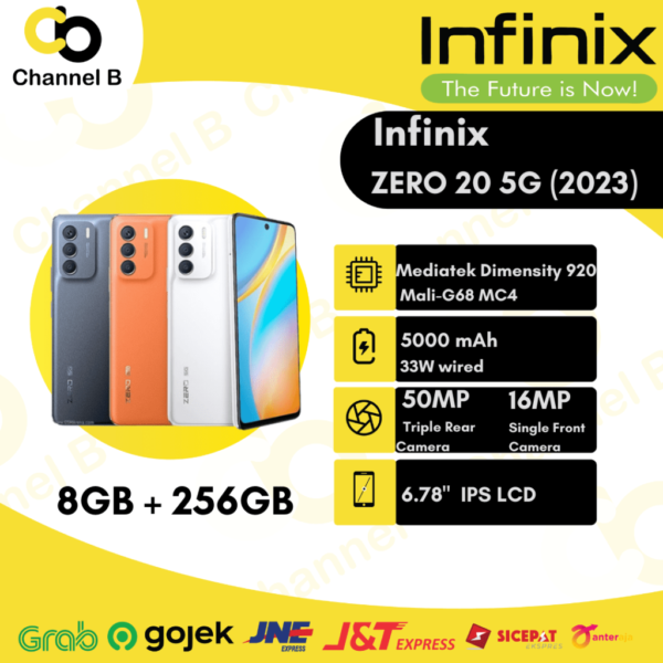 Infinix Zero 5G 2023 [ 8GB - 256GB ] Smartphone - Garansi Resmi