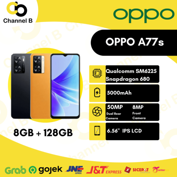 Oppo A77s [ 8GB/128GB ] Smartphone - Garansi Resmi