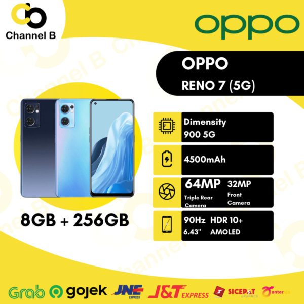 Oppo Reno7 5G Smartphone [ 8GB/256GB ] - Garansi Resmi