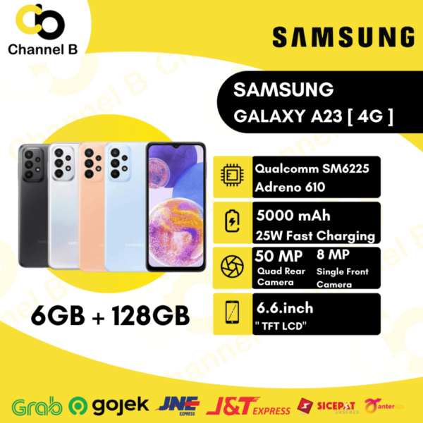 Samsung Galaxy A23 4G Smartphone [6GB/128GB] Garansi Resmi