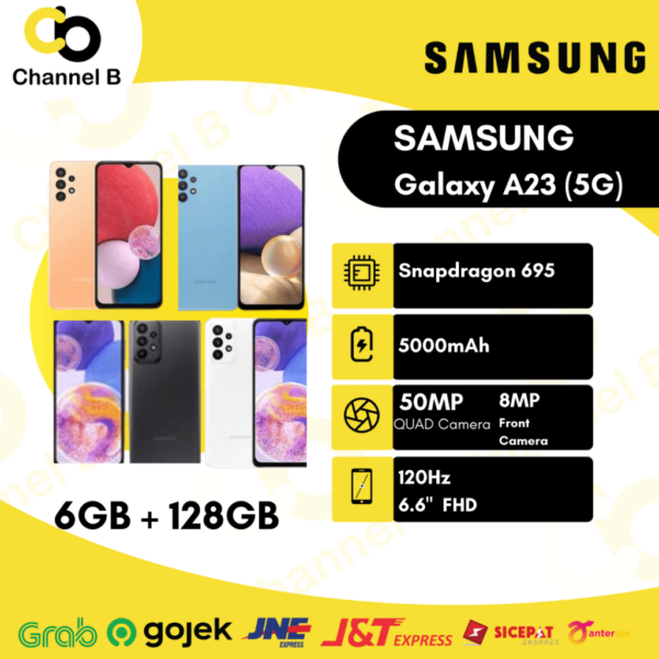 Samsung Galaxy A23 5G [ 6GB/128GB ] Smartphone - Garansi Resmi
