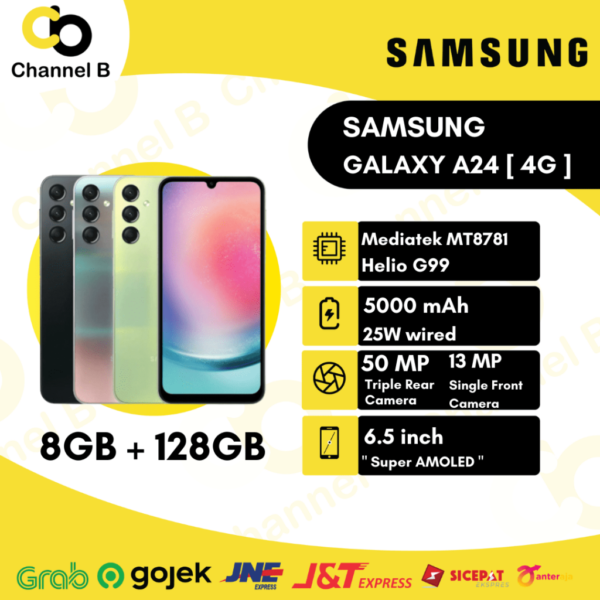 Samsung Galaxy A24 [ 8GB / 128GB ] Smartphone - Garansi Resmi