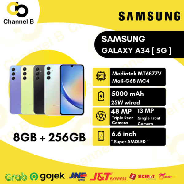Samsung Galaxy A34 5G [ 8GB - 256GB ] Smartphone