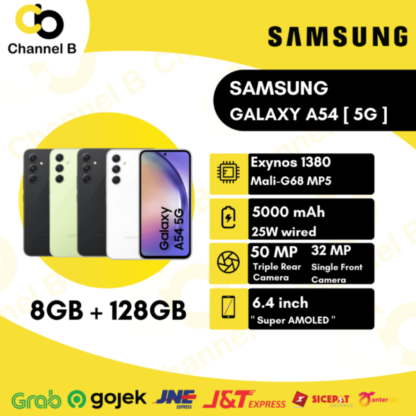 Samsung Galaxy A54 5G Smartphone [8GB/128GB ) Garansi Resmi