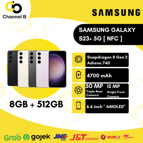 Samsung Galaxy S23+ 5G [8GB/512GB] Garansi Resmi