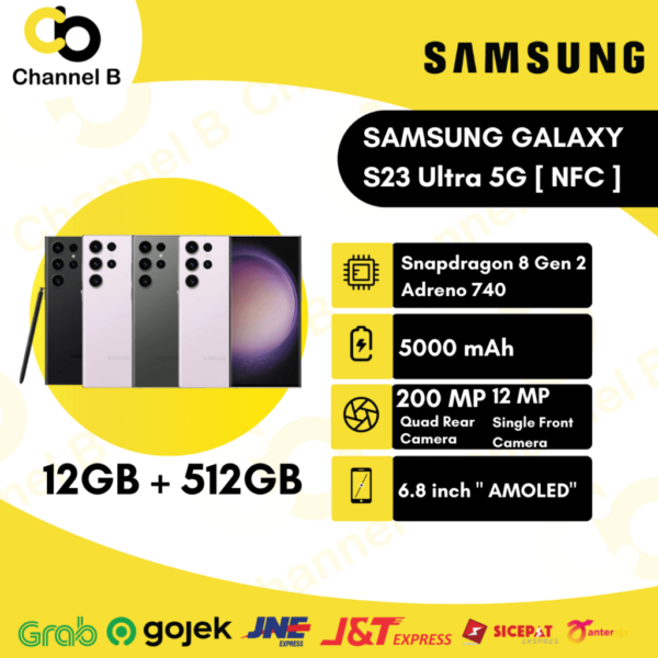 Samsung Galaxy S23 ULTRA 5G [12GB/512GB] Garansi Resmi