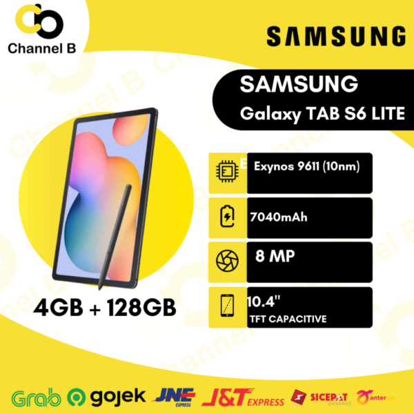 Samsung Galaxy Tab S6 Lite Tablet -4GB128GB - Garansi Resmi