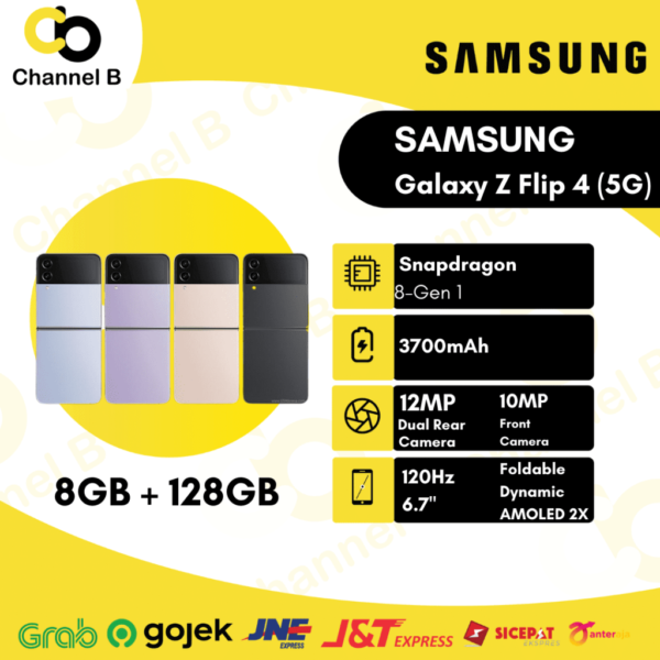 Samsung Galaxy Z Flip4 [5G] Smartphone [8GB/128GB] Garansi Resmi