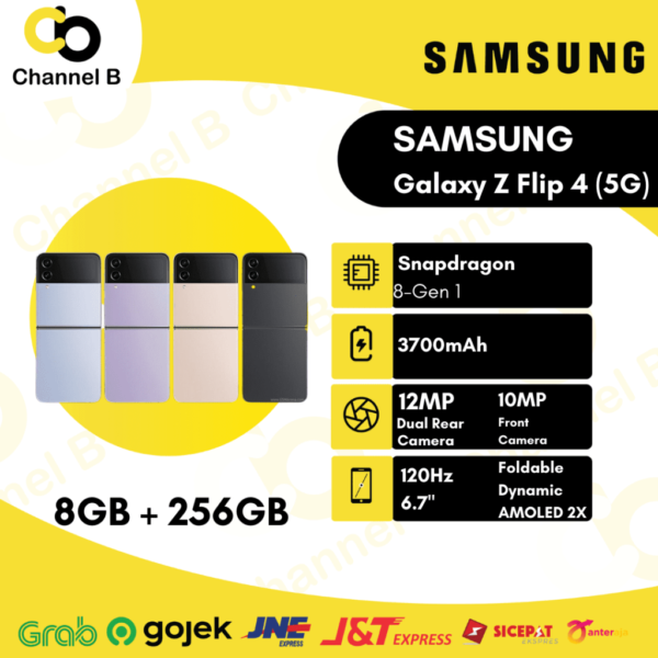 Samsung Galaxy Z Flip4 [5G] Smartphone [8GB/256GB] Garansi Resmi