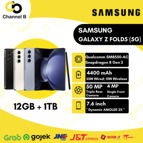 Samsung Galaxy Fold5 [ 12GB / 1TB ] Smartphone - Garansi Resmi