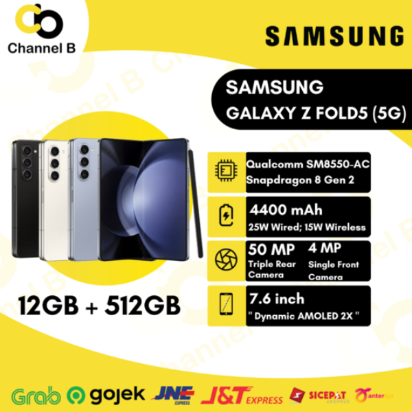 Samsung Galaxy Fold5 [ 12GB / 512GB ] Smartphone - Garansi Resmi