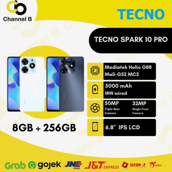 Tecno Spark 10 Pro [ 8GB / 256GB ] Smartphone - Garansi Resmi
