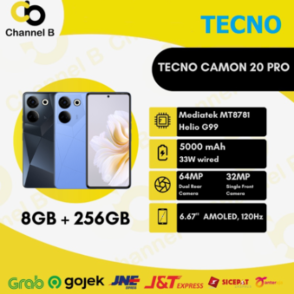 Tecno Camon 20 Pro [ 8GB / 256GB ] Smartphone - Garansi Resmi