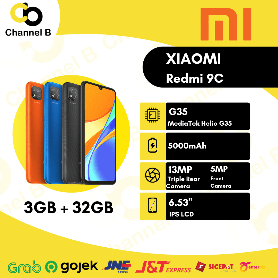 Xiaomi Redmi 9C 3/32GB - Garansi Resmi