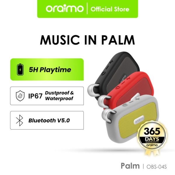 Oraimo Palm Ultra-Portable Wireless Bluetooth Speaker OBS-04S