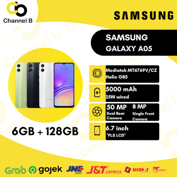 Samsung Galaxy A05 [ 6GB / 128GB ) Smartphone - Garansi Resmi