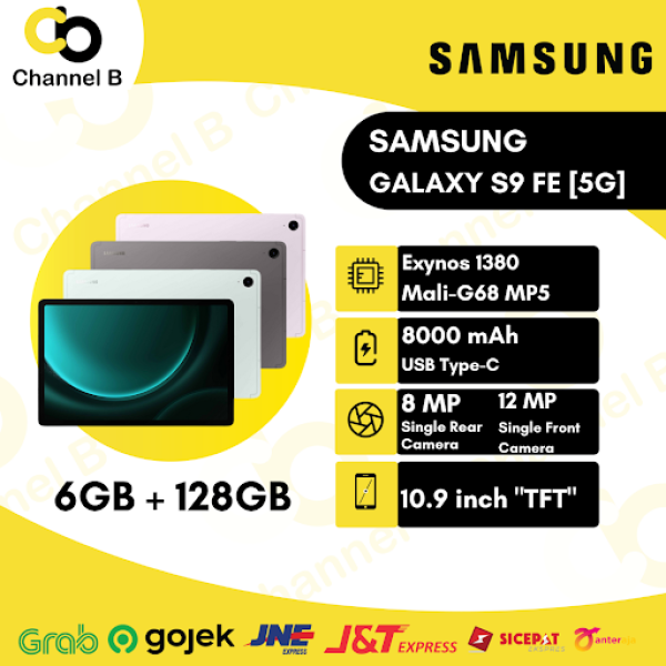 Samsung Galaxy Tab S9 FE 5G [ 6GB / 128GB ) - Garansi Resmi