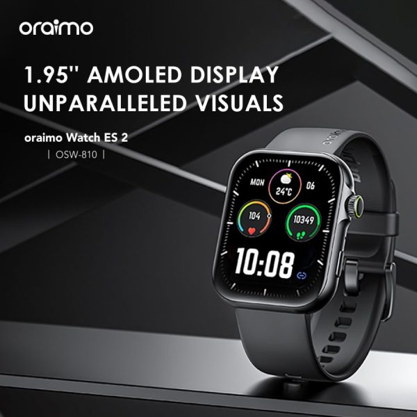 Oraimo Watch 4 Plus Smartwatch 2.01'' Large Screen Bluetooth OSW-801