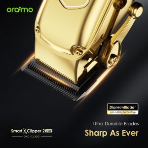 Oraimo Electric Shaver Smart Clipper 2 Gold 5W Diamond Blade OPC-CL30G