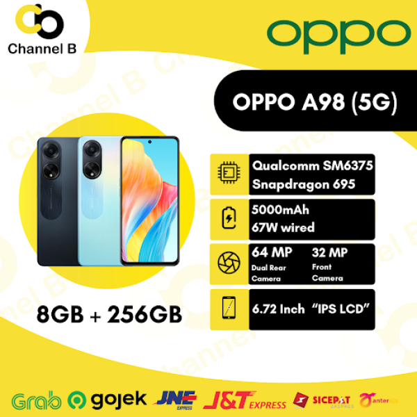 OPPO A98 5G [ 8GB / 256GB ] Smartphone - Garansi Resmi