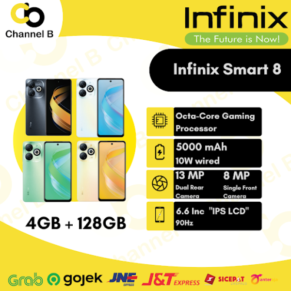 Infinix Smart 8 [ 4GB / 128GB ] Smartphone - Garansi Resmi