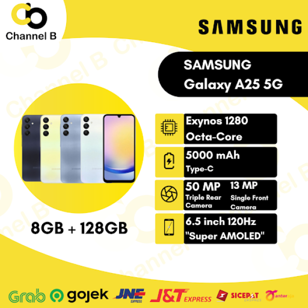 Samsung Galaxy A25 5G [ 8GB / 128GB ] Smartphone - Garansi Resmi