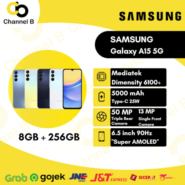 Samsung Galaxy A15 5G [ 8GB / 256GB ] Smartphone - Garansi Resmi