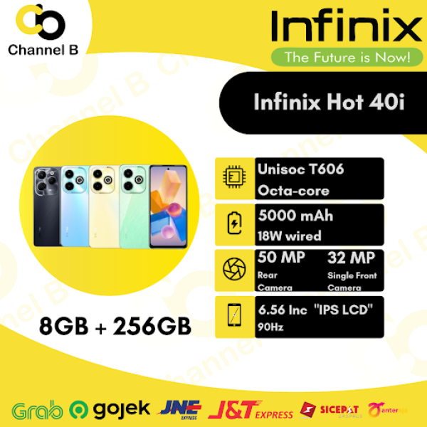 Infinix Hot 40i [ 8GB / 256GB ] Smartphone - Garansi Resmi