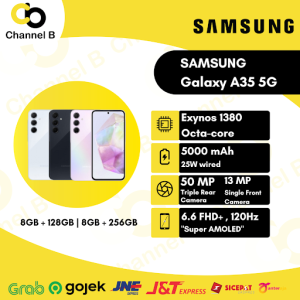 Samsung Galaxy A35 5G [ 8GB / 256GB ] Smartphone - Garansi Resmi