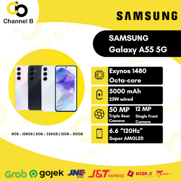 Samsung Galaxy A55 5g [ 12GB / 256GB ] Smartphone - Garansi Resmi