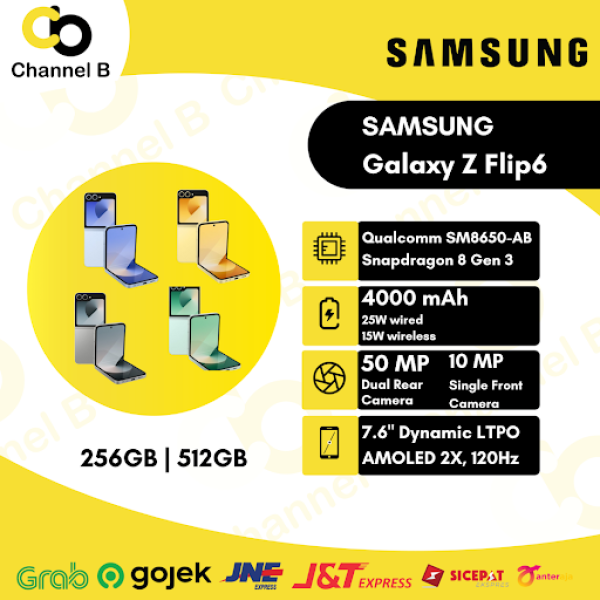 Samsung Galaxy Z Flip6 [ 12GB / 256GB ] Smartphone - Garansi Resmi