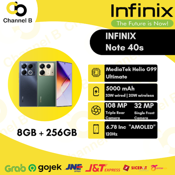 Infinix Note 40S [ 8GB / 256GB ] Smartphone - Garansi Resmi