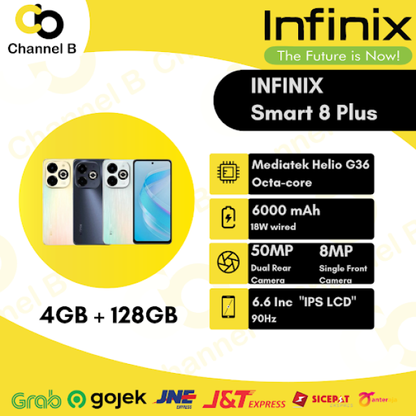 Infinix Smart 8 Plus [ 4GB / 128GB ] Smartphone - Garansi Resmi