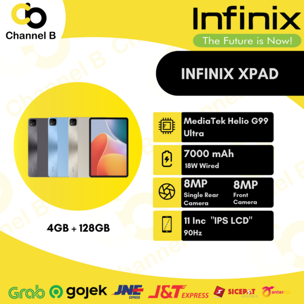 Infinix XPad ( X1101 ) WIFI [ 4GB / 128GB ] - Garansi Resmi