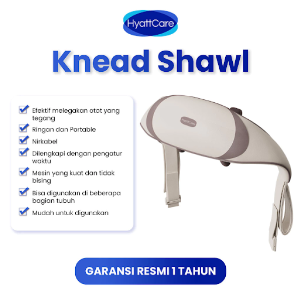 Alat Pijat Leher dan Pundak Elektrik Neck & Shoulder Massager HHZ-J503Z Garansi Resmi Bersertifikat HyattCare Indonesia