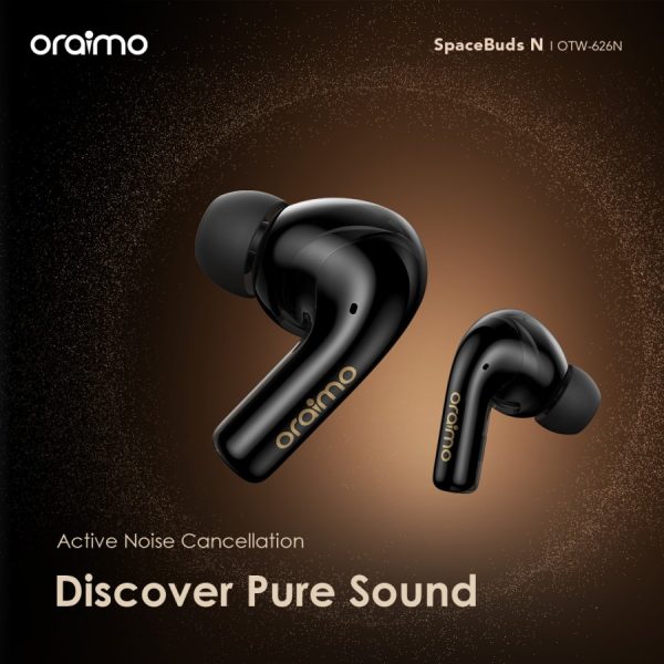 oraimo TWS Spacebuds N OTW-626N Bluetooth v5.4 True Wireless Stereo ANC Noise Cancellation Peredam Suara Sound360 Spatial Audio Gaming Mode 38 Jam Long Playtime - Gambar 6