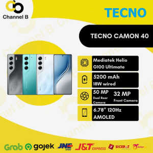 Tecno Camon 40 [ 8GB / 256GB ] Smartphone - Garansi Resmi