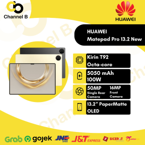 HUAWEI MatePad Pro 13.2-inch 2025 Tablet ( Ram 12GB + Rom 512GB ) | Flexible OLED PaperMatte Display | PC-level WPS Office - Garansi Resmi