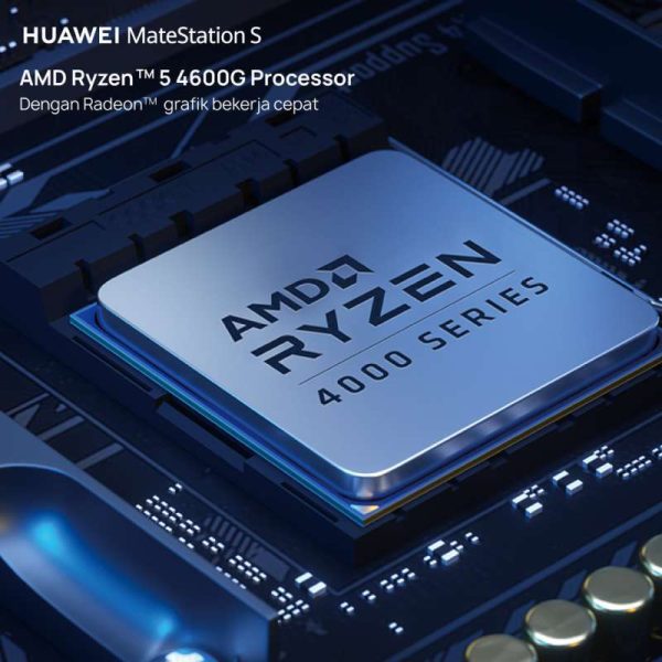HUAWEI MateStation S Ryzen 5 4600G Processor | 8GB DDR4 | 256GB SSD - Gambar 3