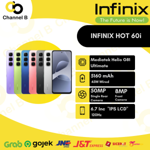 Infinix HOT 60i NFC 4G [ 6GB / 128GB ] Smarphone Garansi Resmi (salin)