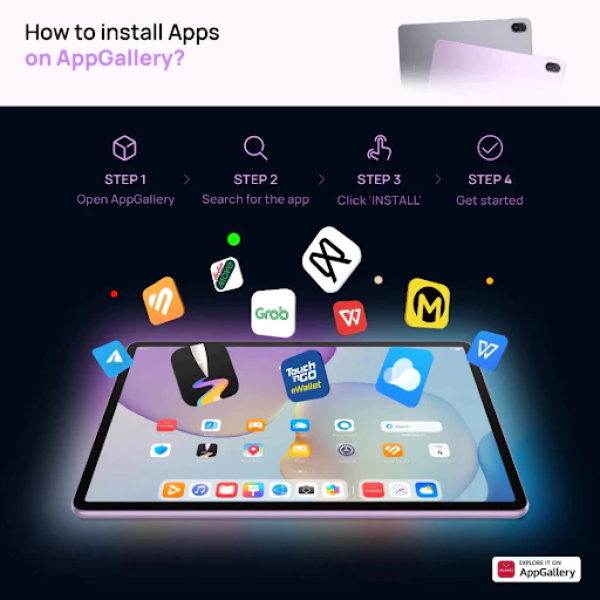 HUAWEI MatePad 11.5-inci 2025 Tablet ( Ram 8GB + Rom 256GB ) | WPS Office 2.0 Tingkat PC Eksklusif | Layar Papermatte | 10,100 mAh