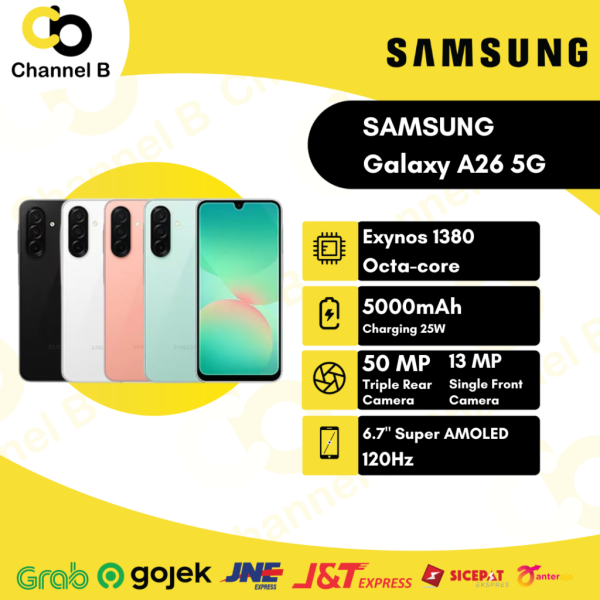 Samsung Galaxy A26 5G Smartphone [ 8GB / 256GB ] Smartphone -  Garansi resmi