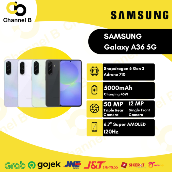 Samsung Galaxy A36 5G Smartphone [8GB / 256GB ] Smartphone - Garansi Resmi