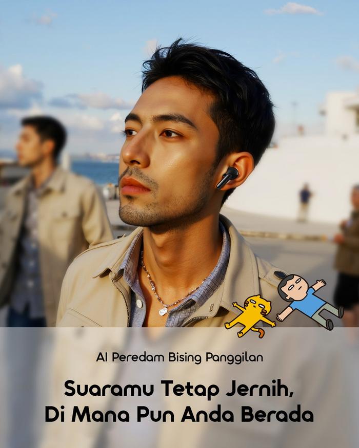 oraimo x Tahilalats TWS Bluetooth Spacebuds Lite OTW-324 True Wireless Stereo Sound360 Spatial Audio IPX4 Waterproof Gaming Mode 30H Long Playtime HavyBass - Gambar 8