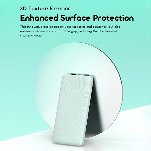 oraimo Powerbank Toast 15 Flux Real Capacity 10.000 mAH OPB-1100D Kapasitas Nyata MPL Mobile Legends Pengisian Cepat Fast Charging Type-c USB Micro Triple Output Pengisian Cepat Waterproof - Gambar 7