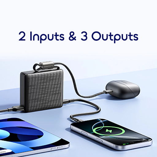 oraimo Powerbank Mini OPB-7103C PowerNova L11 Kapasitas Nyata 10000 mAH Pocket Size 22.5W Fast Charging Dual Port With Type C Built In Cable Strap - Gambar 6