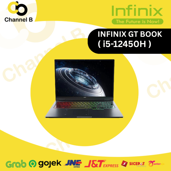 INFINIX GT BOOK GEN 13 Gaming Notebook - Mecha Grey ( i5-12450H / 16GB / 512GB SSD / RTX 3050 / 16" IPS 120HZ / Win11 )