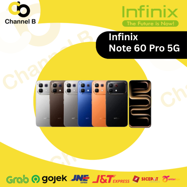 Infinix Note 60 Pro 5G [ 12GB / 256GB ] - Smartphone -Garansi Resmi